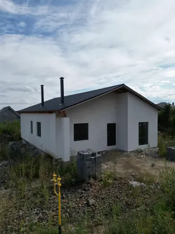 Магнитогорск, Княжево: одноэтажный дом — газоблок, штукатурный фасад, фото 2